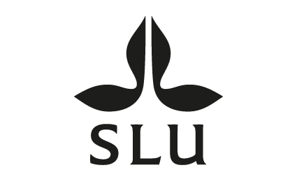 Logotype i svart SLU